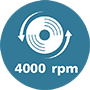Ikona 4000&nbsp;vrt/min